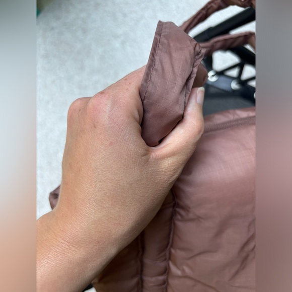 Baggu Puffy Mini Tote in Cocoa - Picture 5 of 5